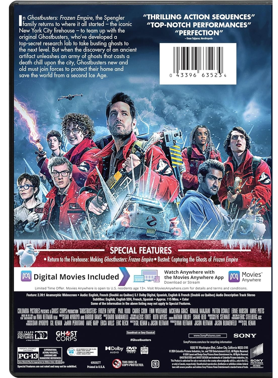 New Ghostbusters: Frozen Empire (DVD + Digital)