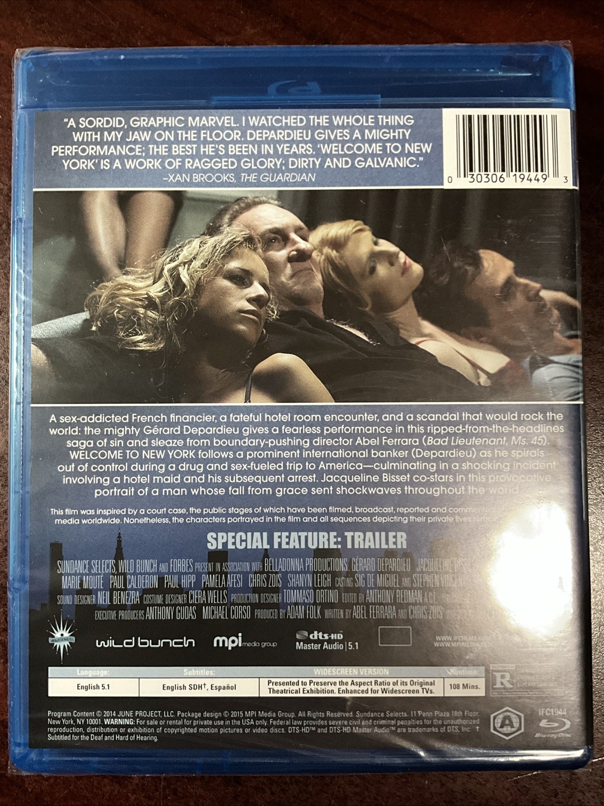 Welcome to New York (Blu-ray, 2014)