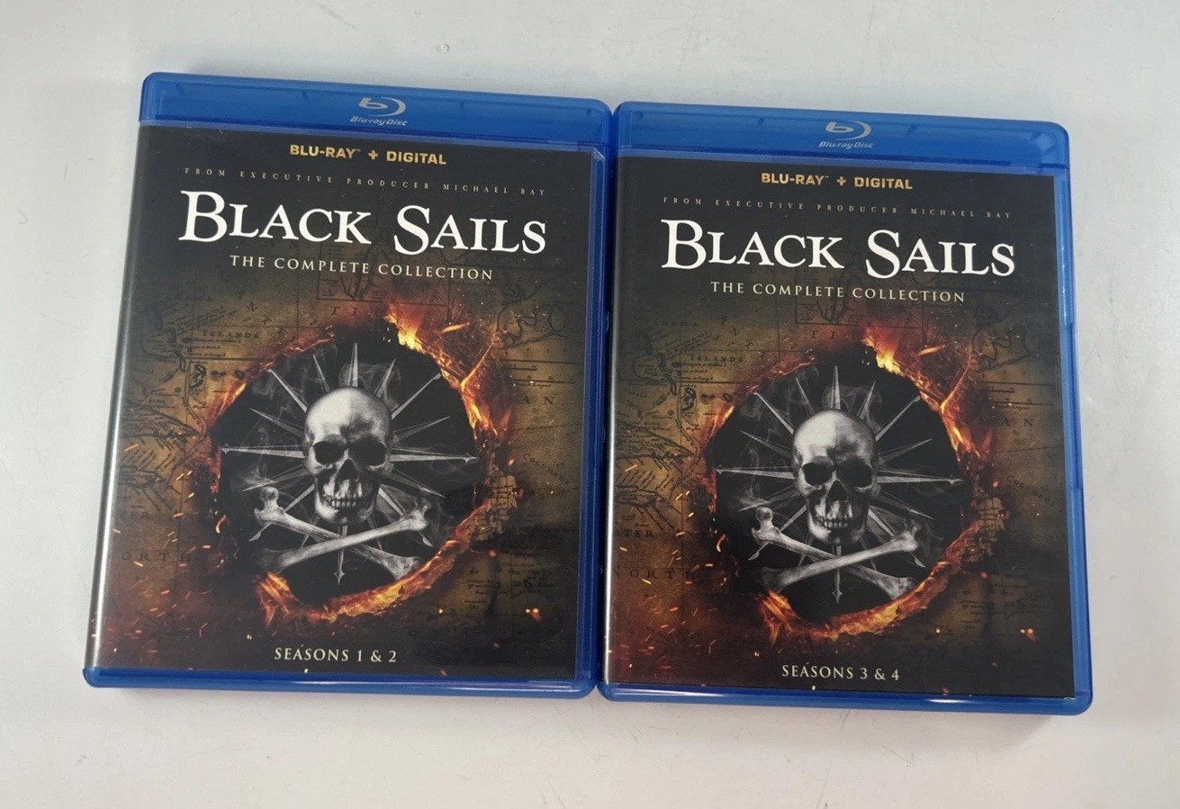 Black Sails the Complete Collection Blu-Ray 12-Disc w/ Slipcover Starz