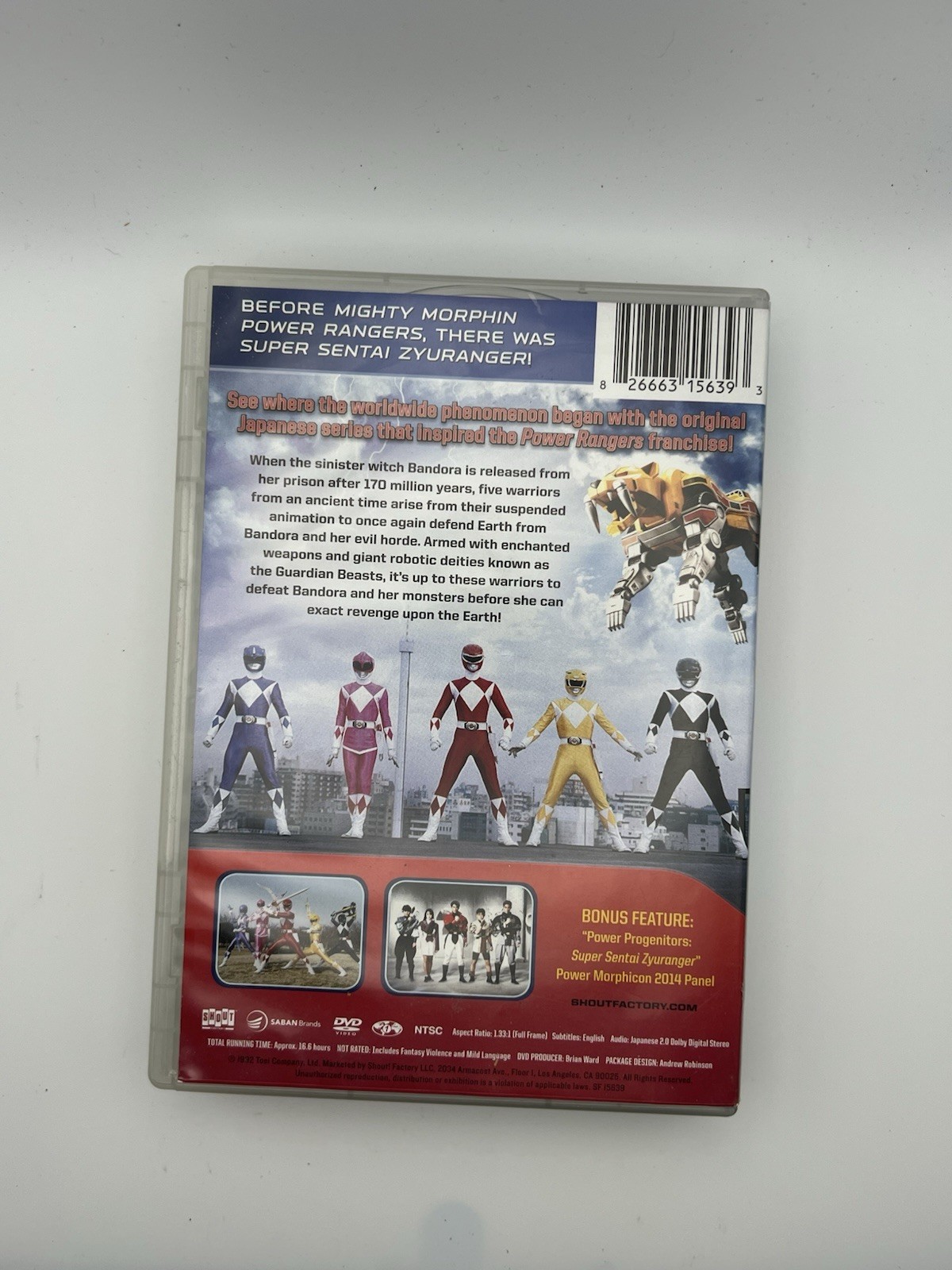Shout! Factory Super Sentai Zyuranger Complete Series DVD Box Set