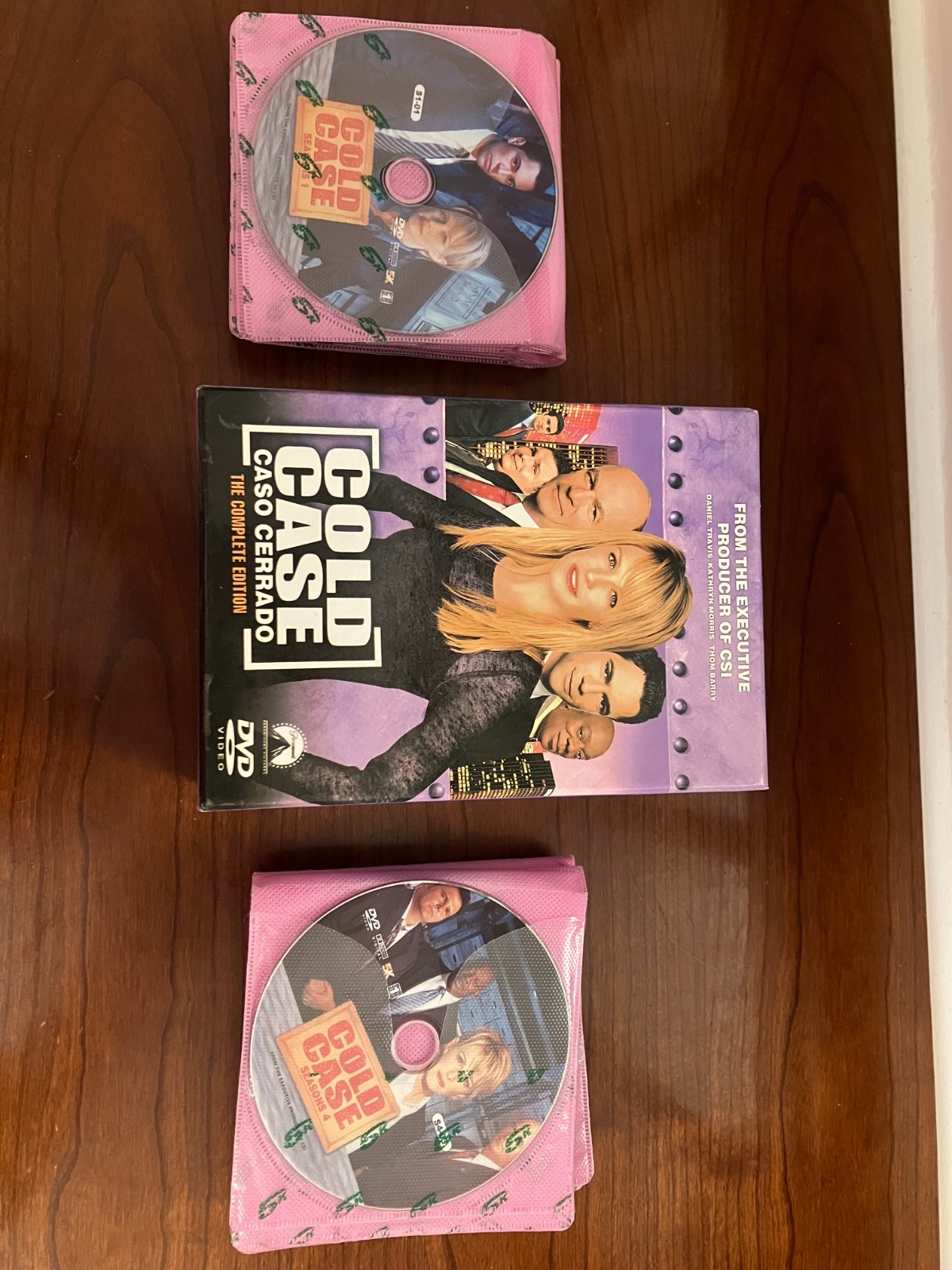 Cold Case: The Complete Edition (Seasons 1,-7) DVD Box Set all 44 discs