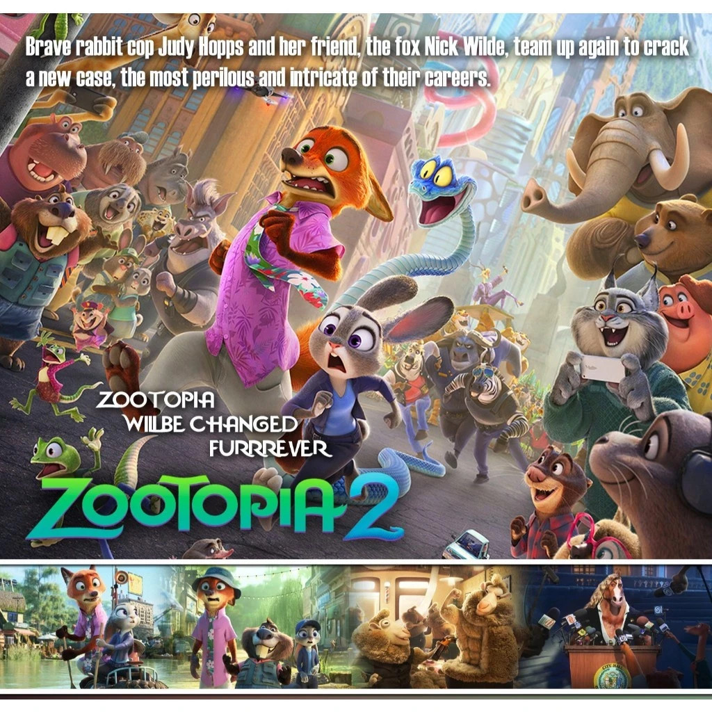 DVD Zootopia 2 (2025) | Animated Adventure Comedy | FULL HD Audio | FREE SHIP