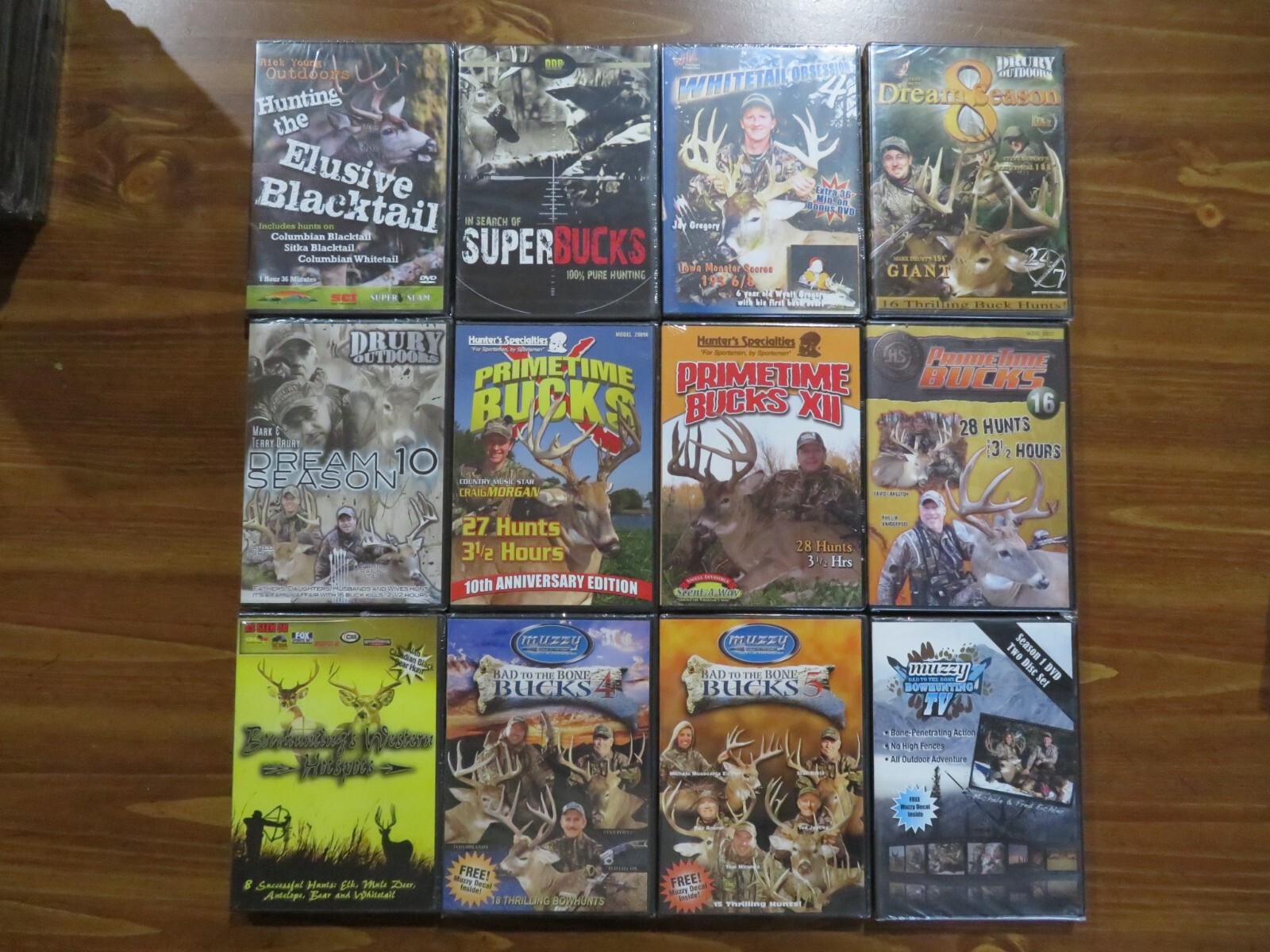 NEW HUNTING DVDs; 180+ Titles to Choose From. You Pick. DEER. BIG GAME. Sports.