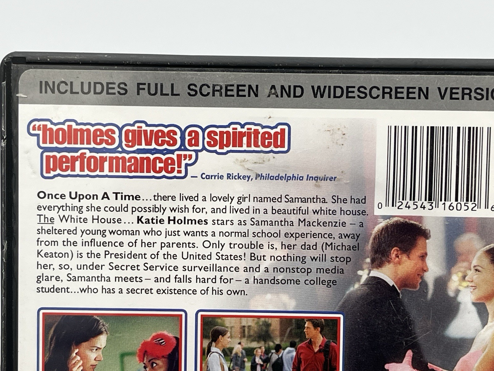 First Daughter DVD Comedy Drama Romance Family Friendly Fun Katie Holmes