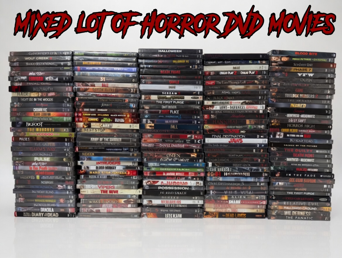 Mixed Lot of Horror / Gore / Thriller DVDs – Major Franchises + Rare Niche Title