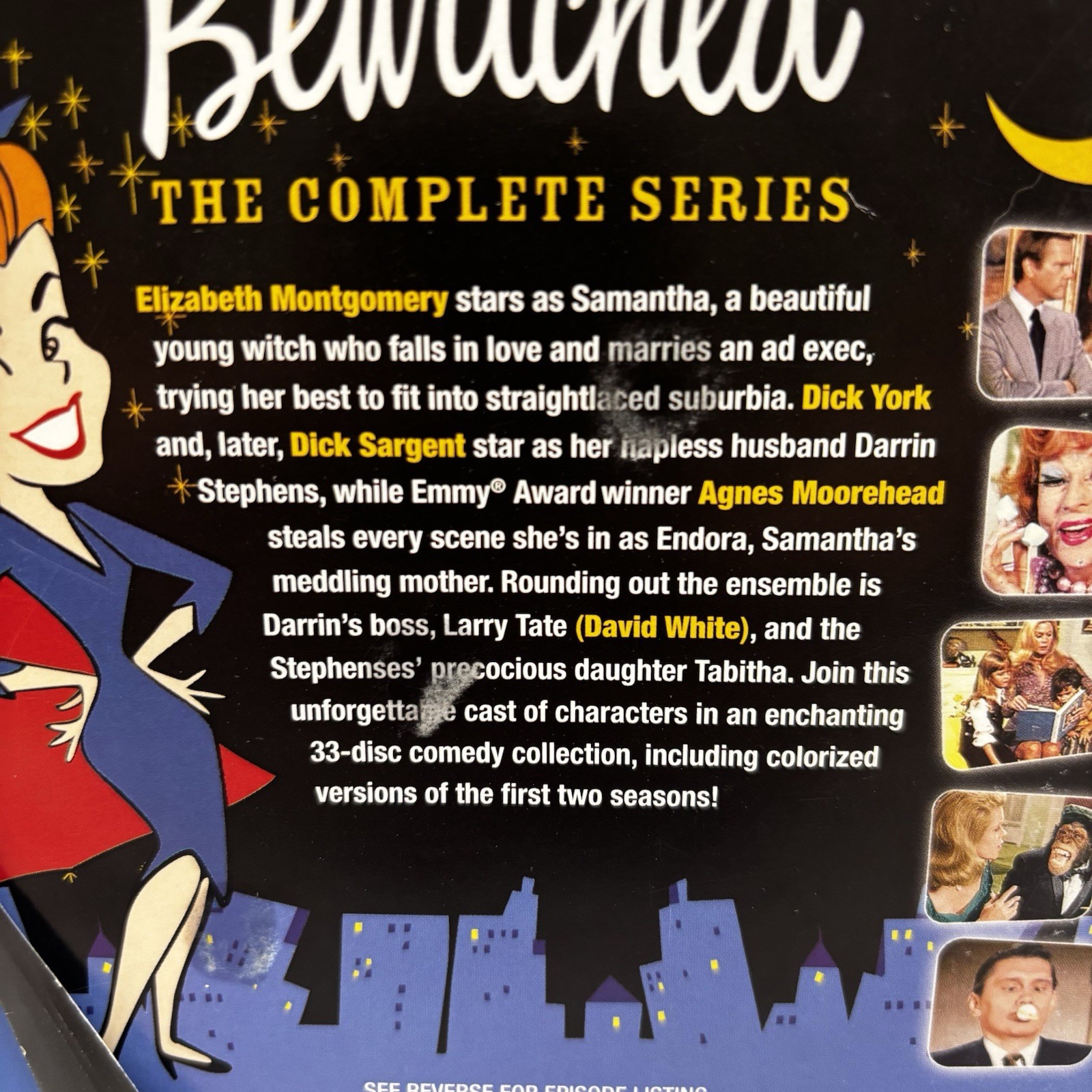 New – Bewitched: The Complete Series 33 Discs All Seasons Vintage Comedy TV