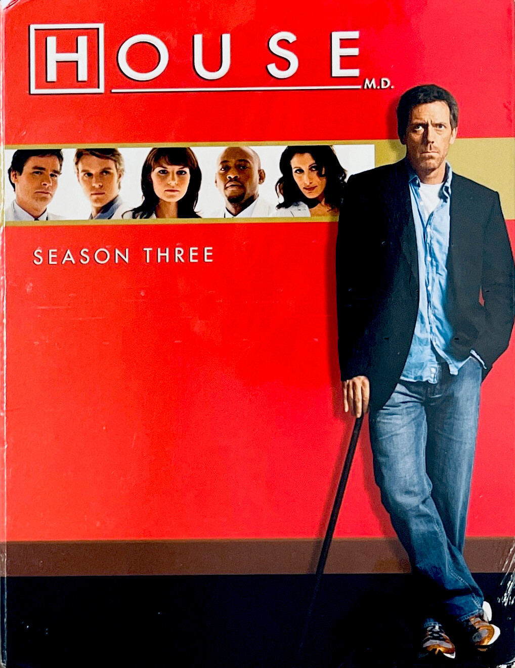 NEW HOUSE MD Season 3 DVD-2006 5 Disc Boxed Set Sealed Hugh Laurie
