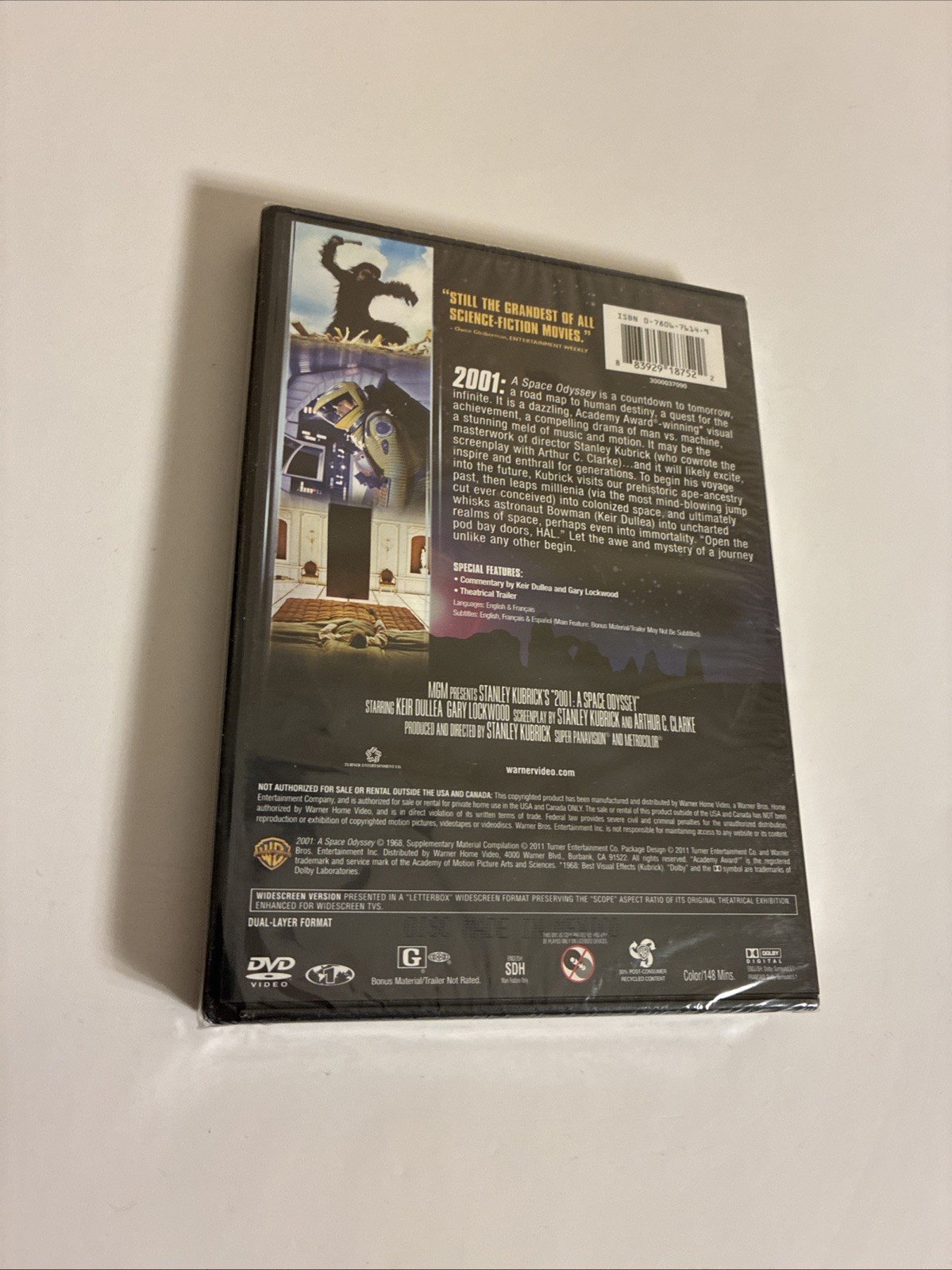 2001 : A Space Odyssey DVD Widescreen Keir Dullea 1968 Movie (NEW/SEALED)