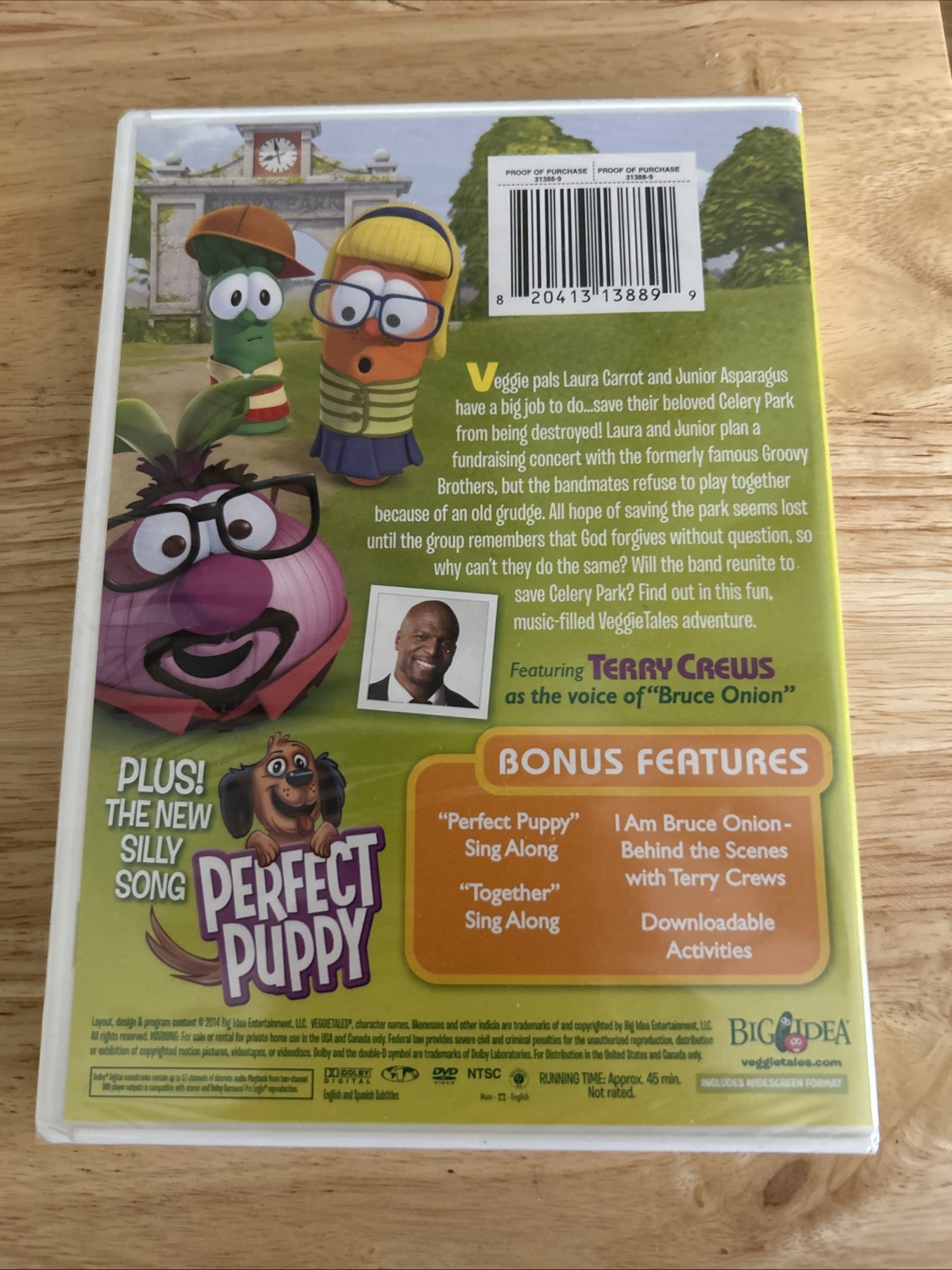 Veggie Tales: Celery Night Fever DVD Terry Crews as Bruce Onion – NEW