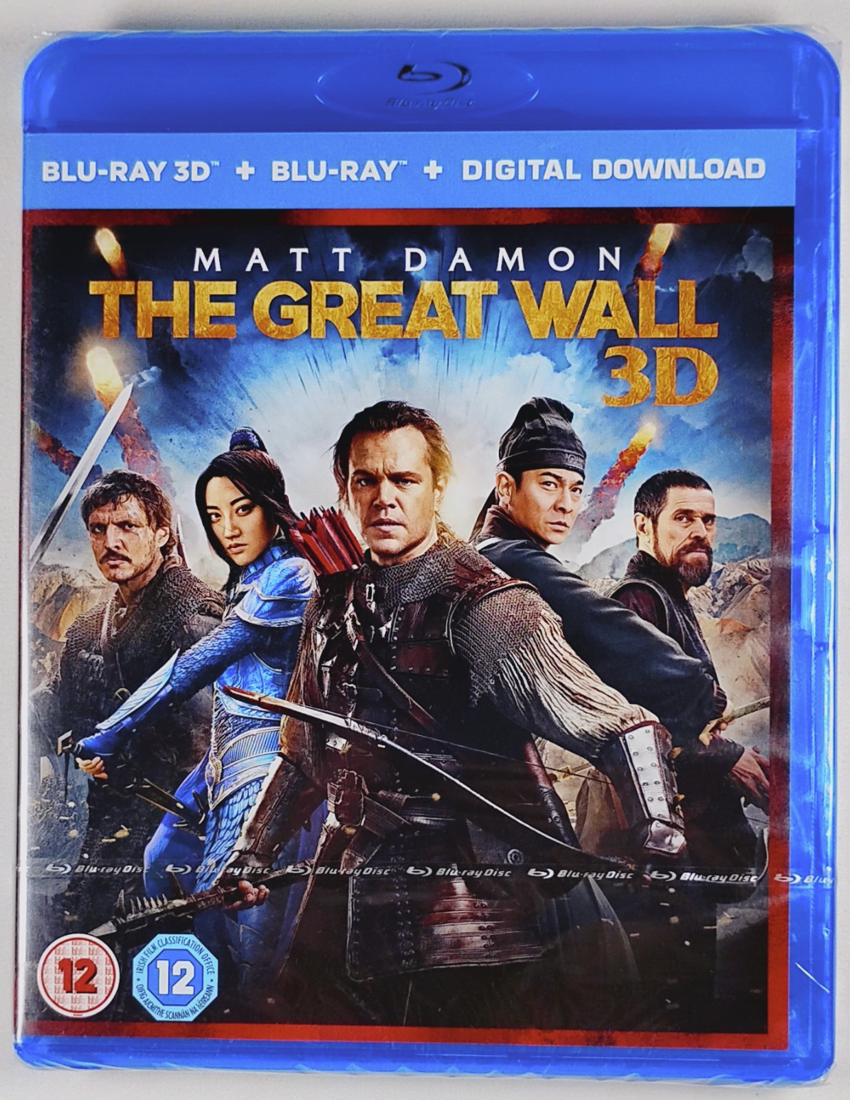 THE GREAT WALL (2016) Brand New 3D + 2D Blu-ray Region-Free UK Import Matt Damon
