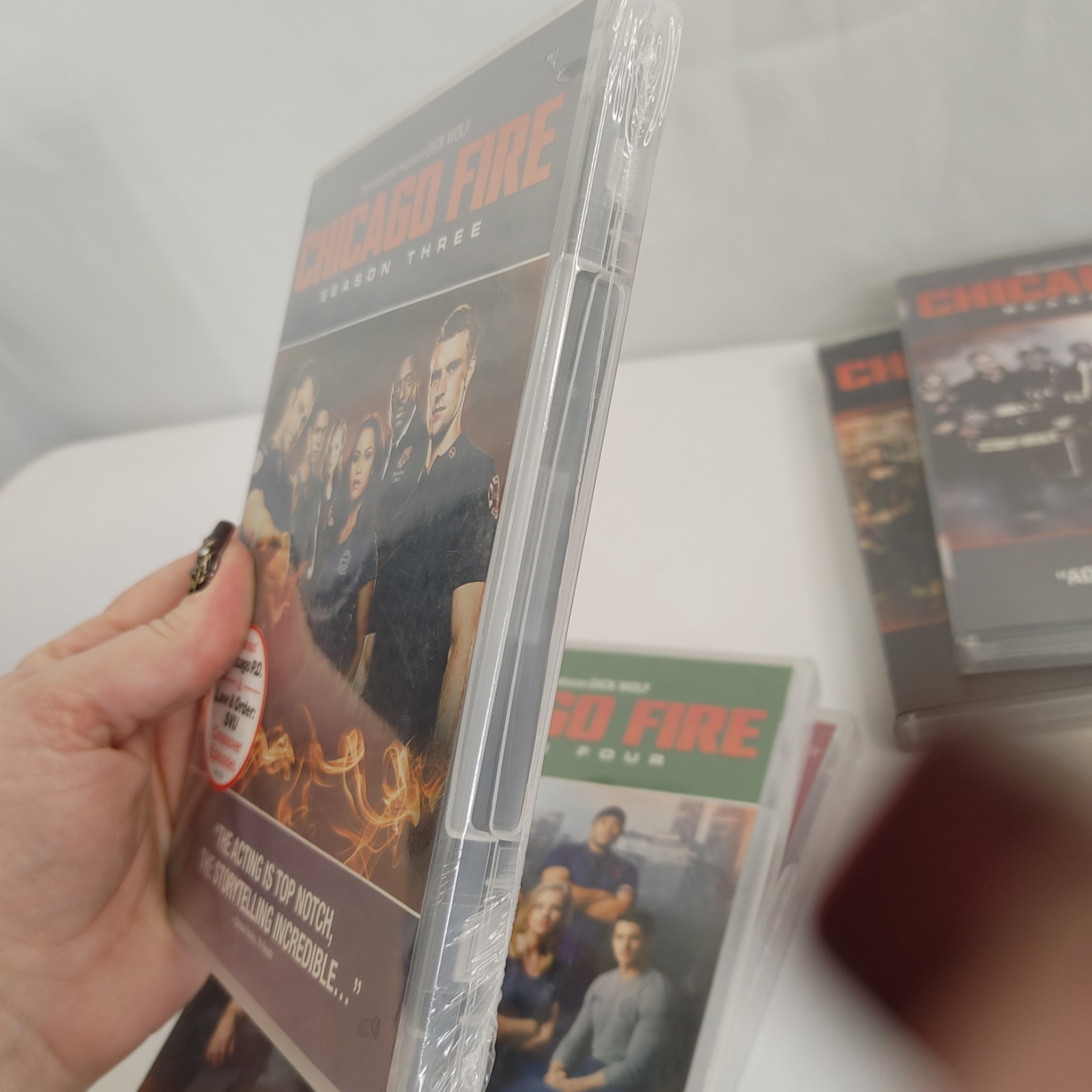 Chicago Fire Seasons 1-5 DVD Lot 4 Sealed 1 Open Complete Series Bundle TV Drama