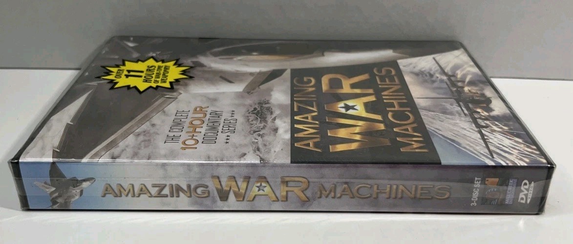 Amazing War Machines (DVD, 2010, 3-Disc Set) – Brand New/Sealed