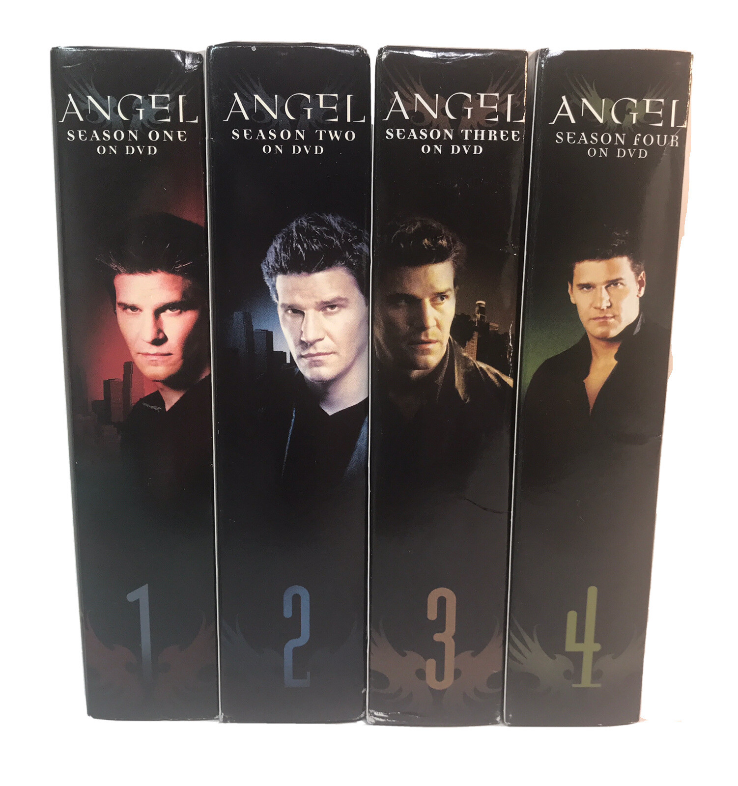 Angel: T. V. Series Volumes 1 Thru 4 Complete DVD Sets – Exceptional Preowned