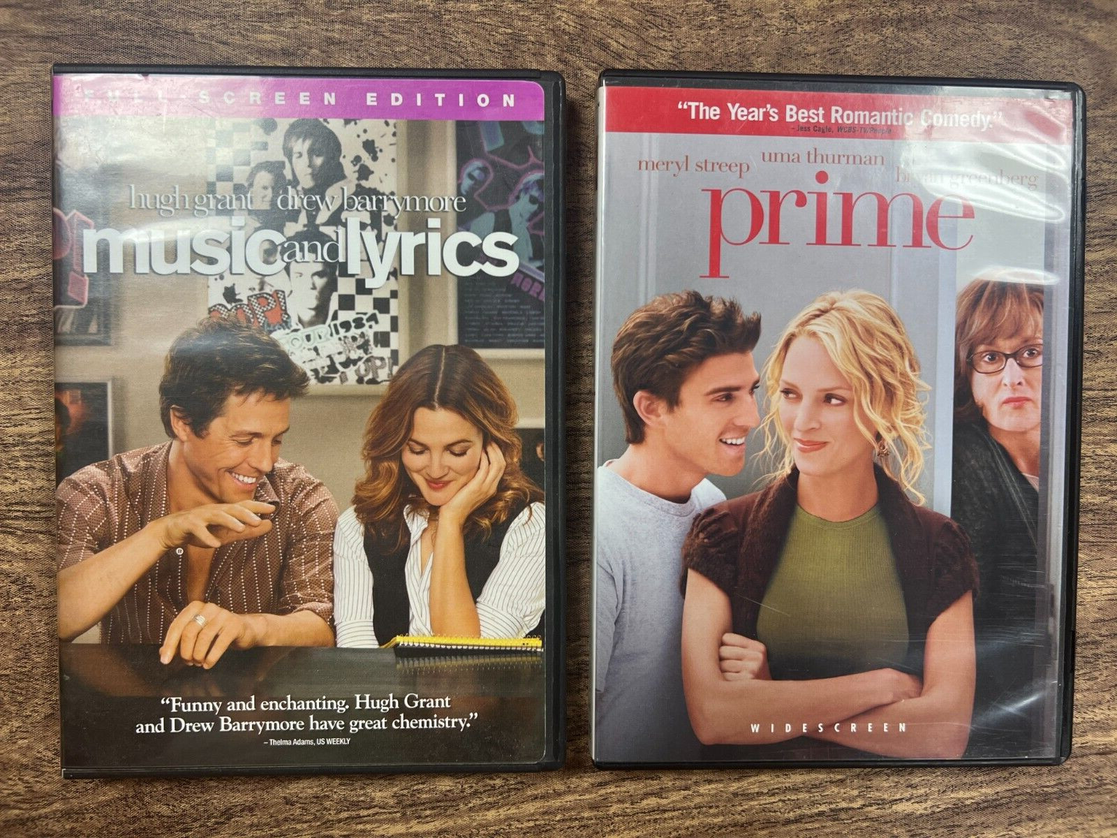 14 Romantic Comedy Movies -Various Titles and Actors – dated 2001-2010