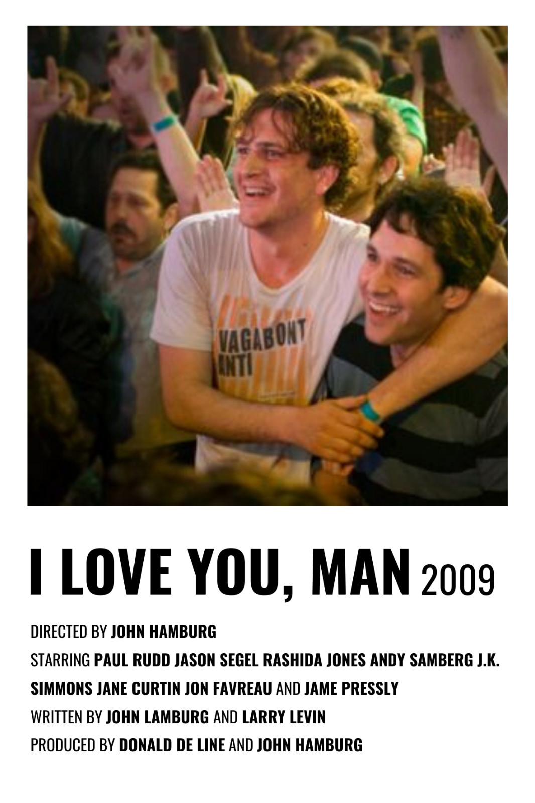 I Love You, Man (DVD, 2013) Paul Rudd Jason Segel