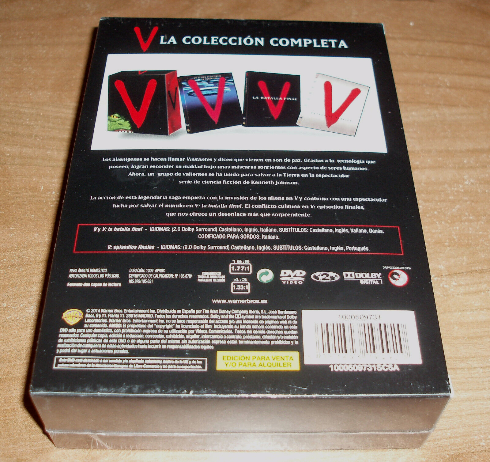 V The Complete Collection 10 DVD NEW Sealed Series Region 2