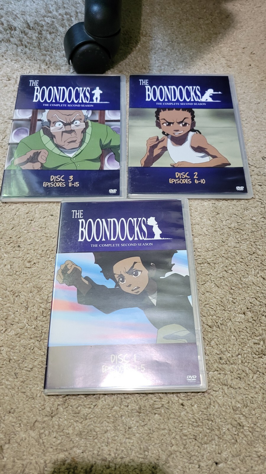 The Boondocks Seasons 1 and 2 DVD Lot
