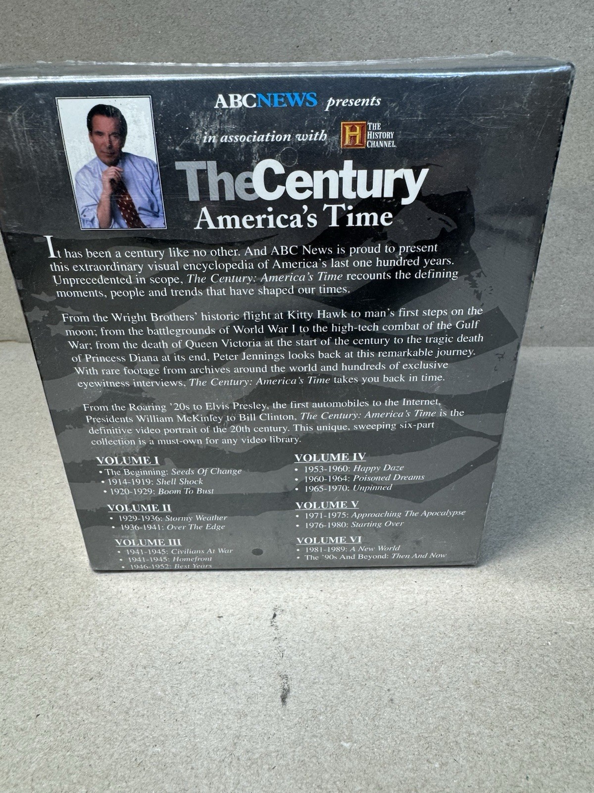 ABC News The Century: America’s Time DVD TV Series Documentary w/ Peter Jennings