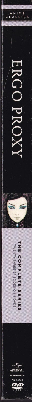 Ergo Proxy: The Complete Series – Anime Classics (DVD, 2012, 4-Disc Set)