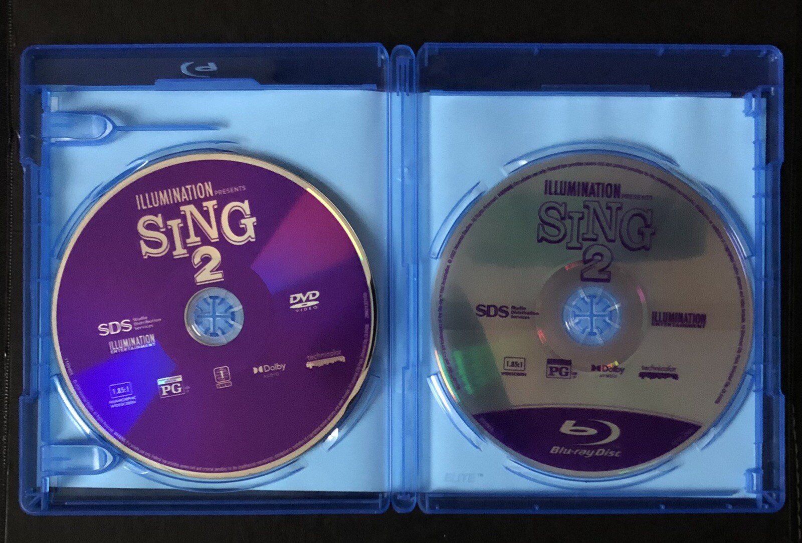 🔥🐨SING 2 Blu-ray & DVD 2-Disc Set (2021) Like New Matthew McConaughey!🔥🐨