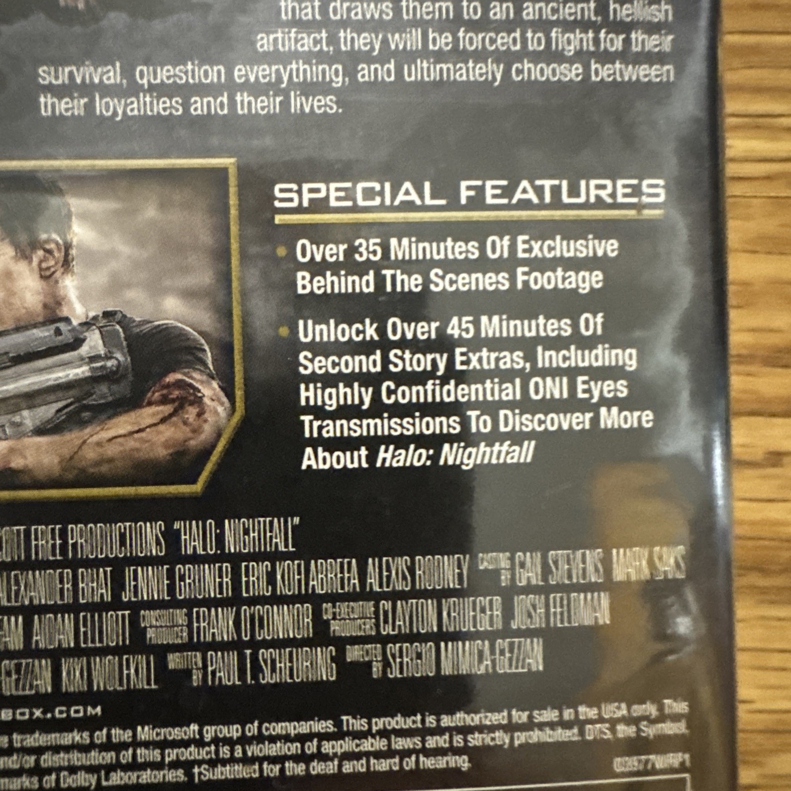 Halo: Nightfall Blu-ray Factory Sealed Brand NEW