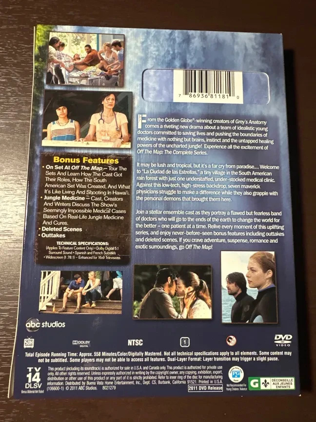 Off the Map: The Complete Series (DVD, 2011, 3-Disc Set) NEW FREE SHIPPING