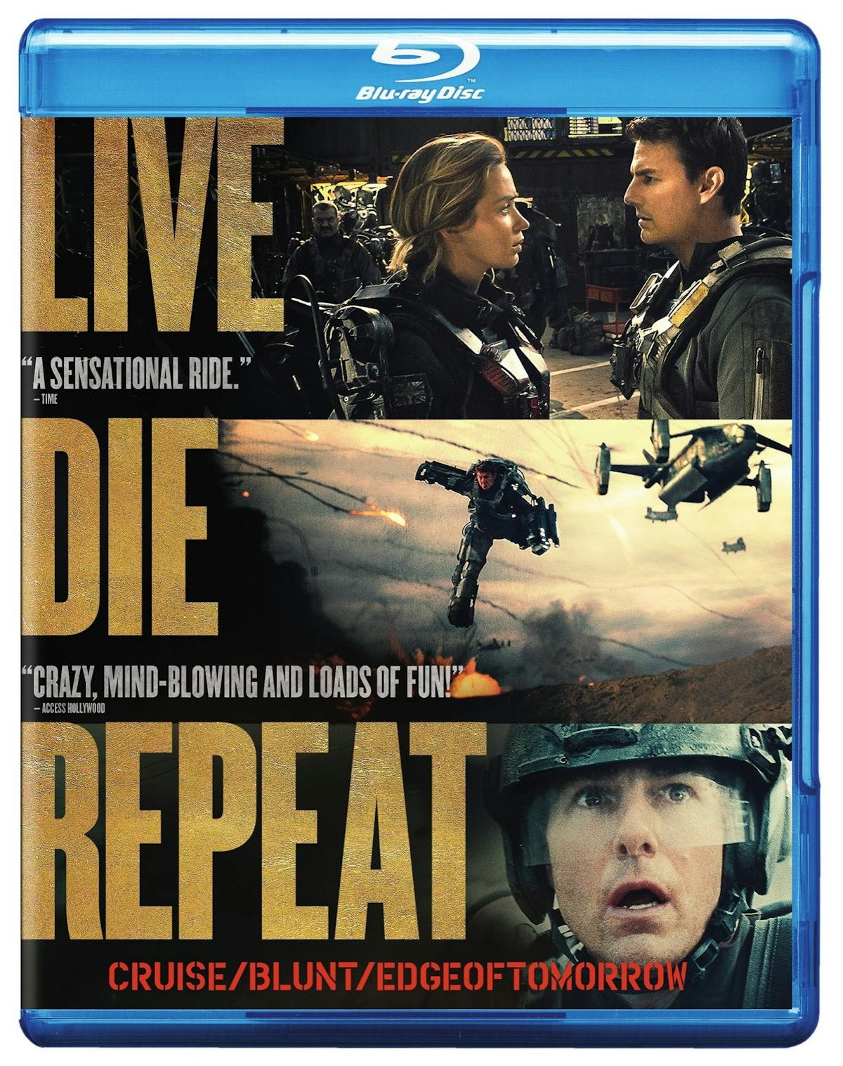 Edge of Tomorrow Blu-ray Tom Cruise NEW