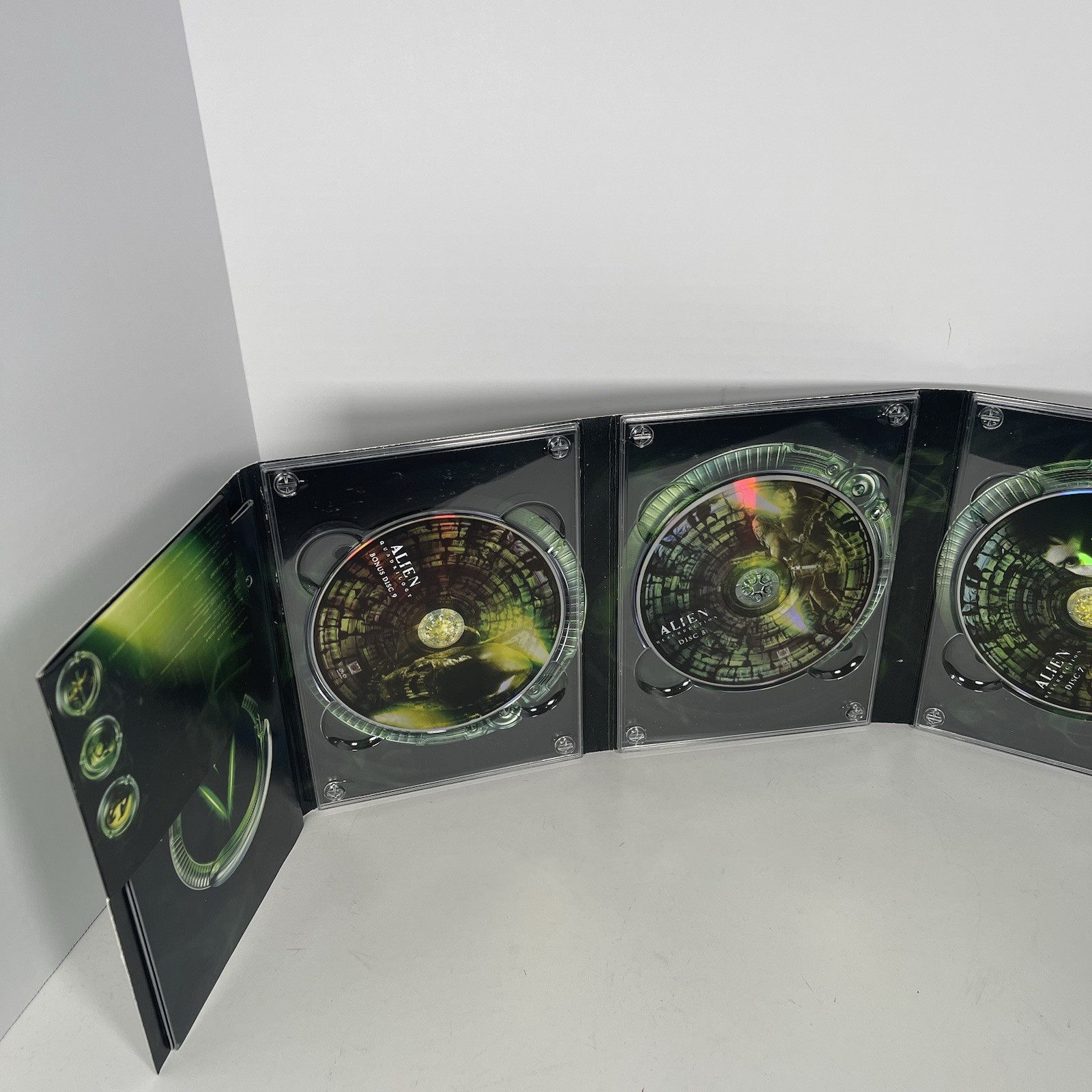 Alien Quadrilogy DVD 9 Disc Box Set Sci-Fi Collection Complete Slipcase Wear