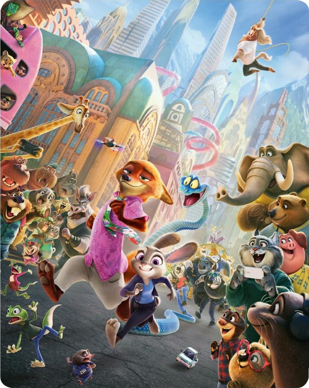 Zootopia 2 SteelBook BLU-RAY ONLY Zootropolis (UK)[2025] No Dent – Ship Next Day
