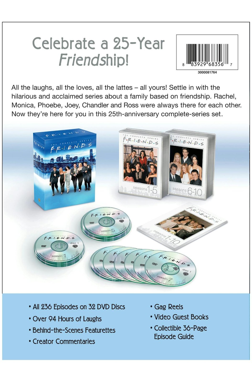 Friends The Complete Series DVD Jennifer Aniston NEW