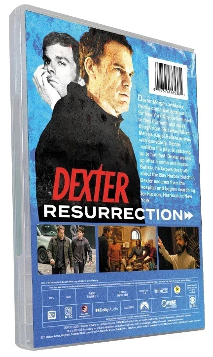Dexter : Resurrection Season 1 DVD ( 3-Disc Box Set 2026) First BRAND NEW