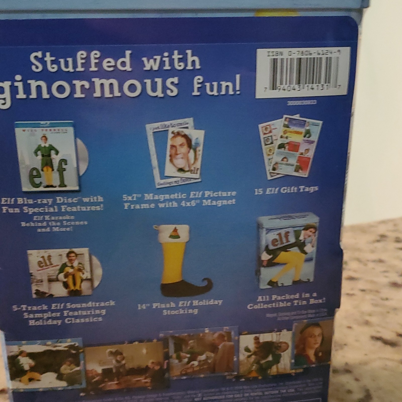Elf Blu-ray Ultimate Collector’s Edition Tin Case Will Ferrell Jon Favreau PG
