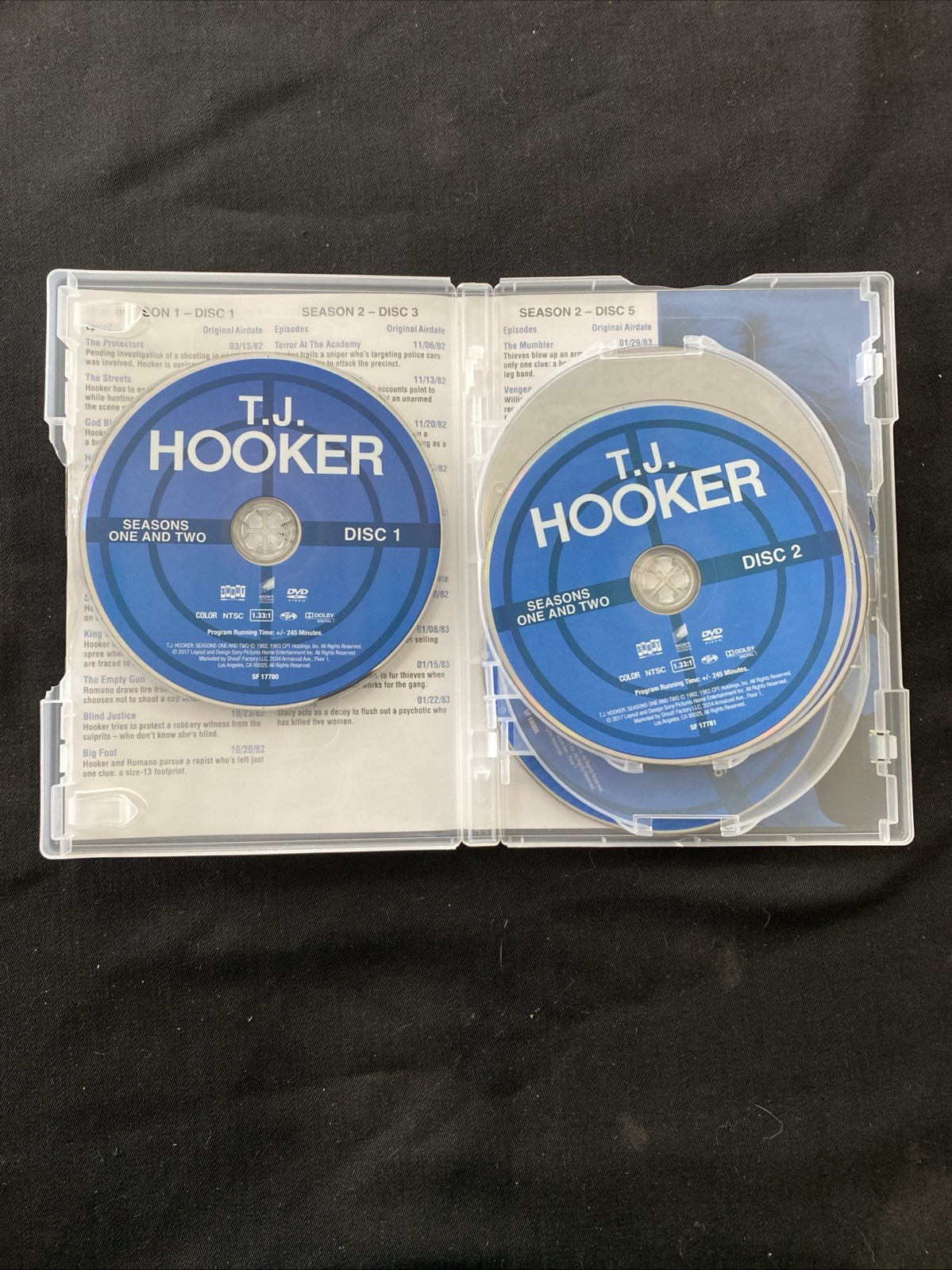 T.J. HOOKER the Complete Series Seasons 1-5 (DVD, 20-Disc) 1 2 3 4 5 – Pre-Owned