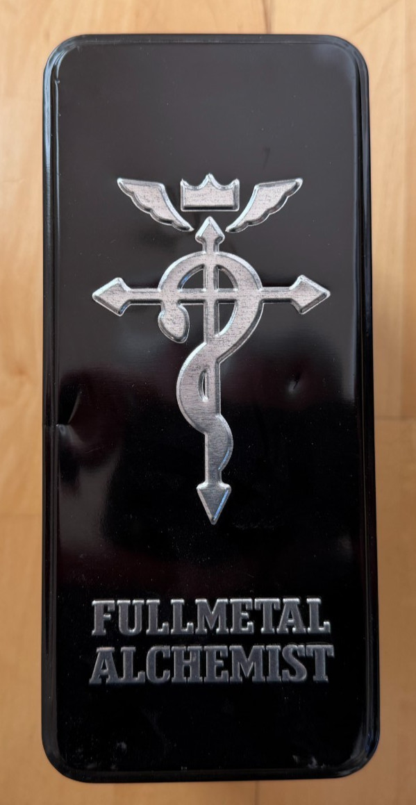 FullMetal Alchemist Series Black Tin Box Collectors Set Vol 1-5 DVDs and CD