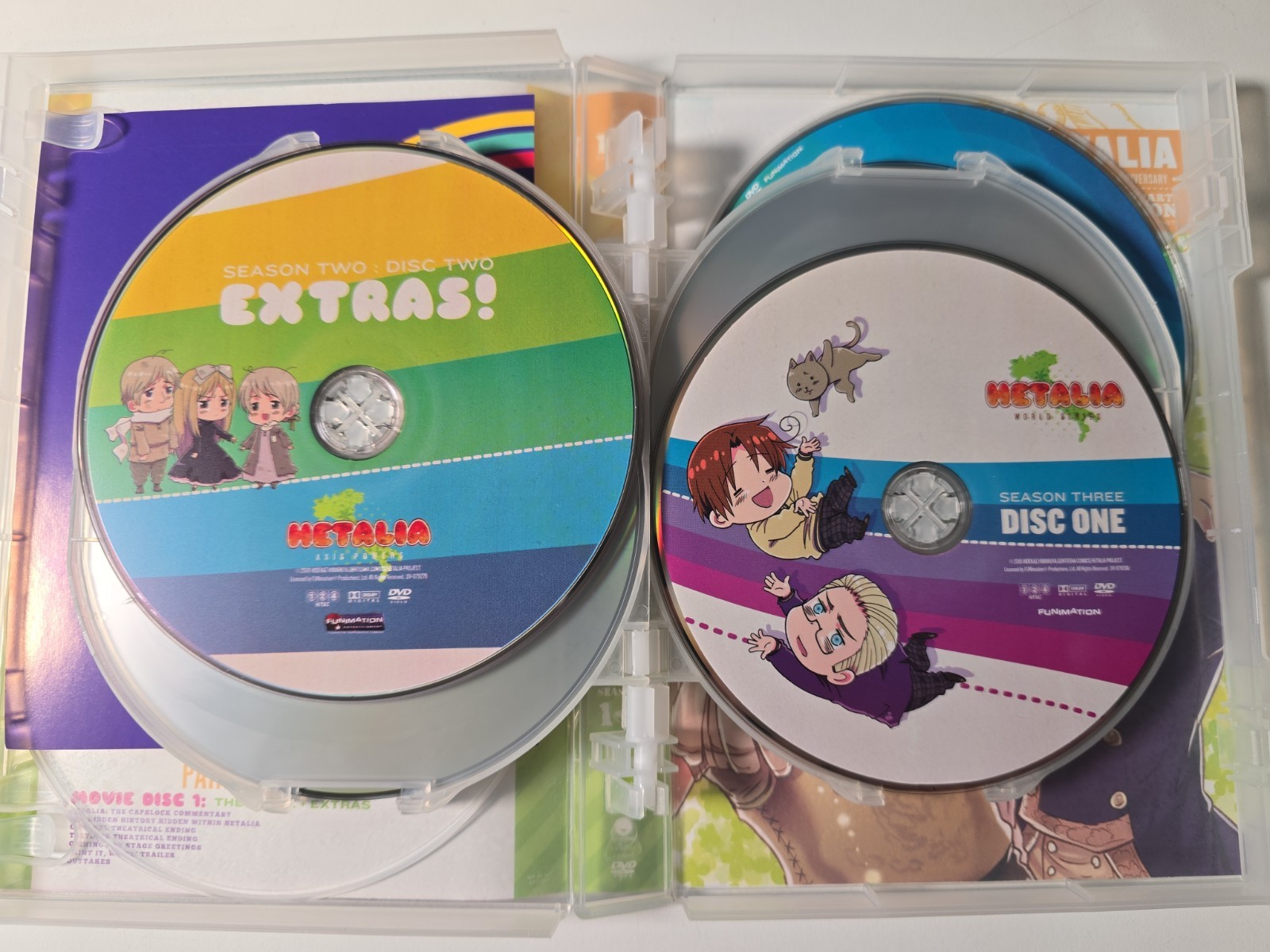 Hetalia: Seasons 1-6 10th Anniversary World Party Edition DVD Box Set Anime VG