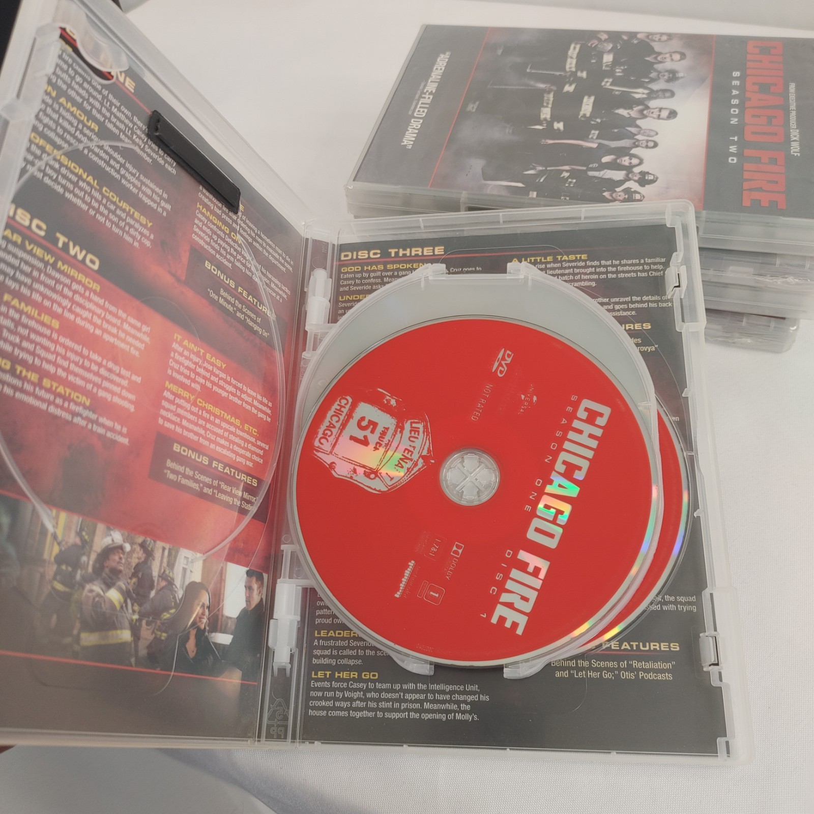 Chicago Fire Seasons 1-5 DVD Lot 4 Sealed 1 Open Complete Series Bundle TV Drama