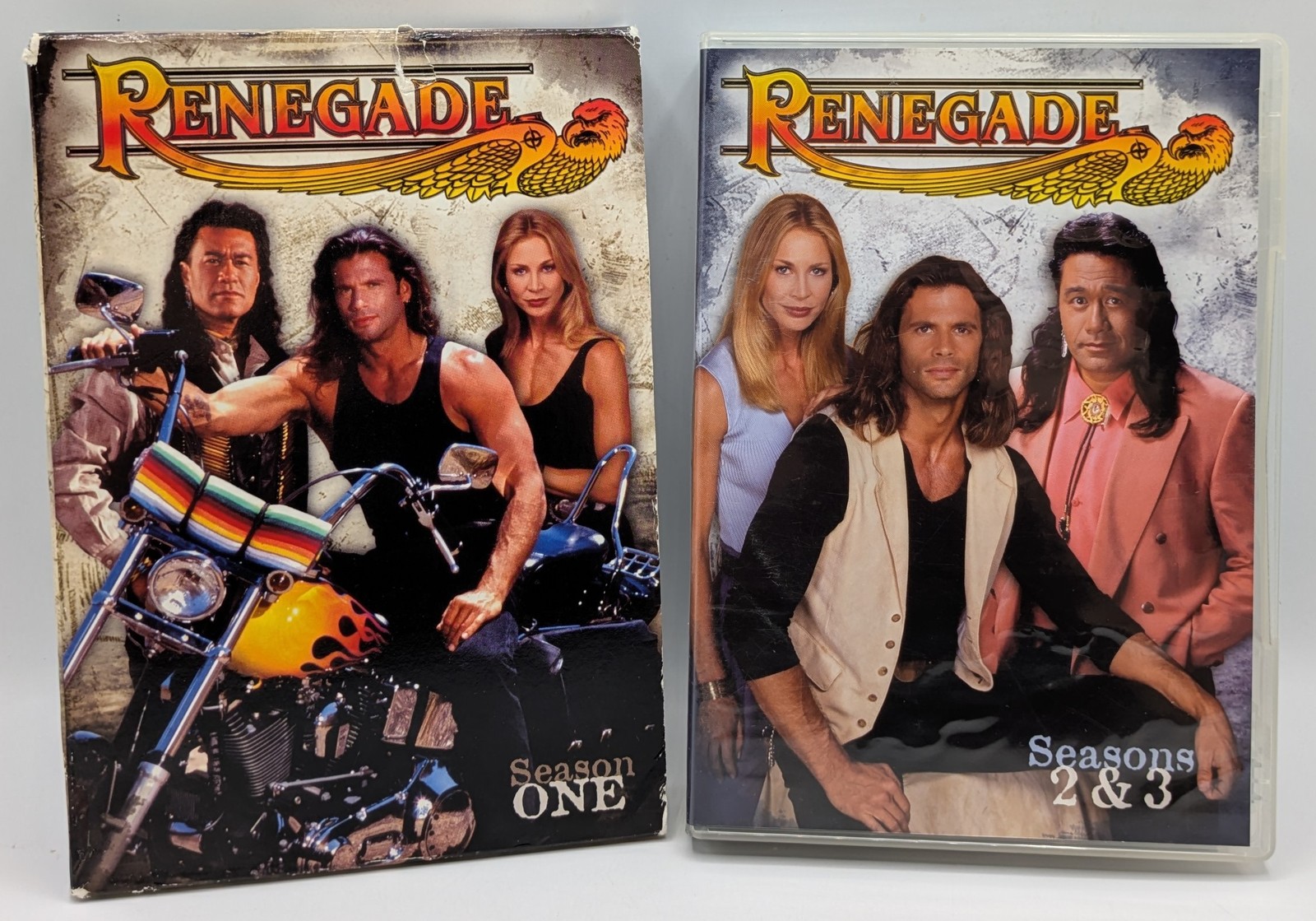 Renegade TV Series Seasons 1, 2 & 3 DVD Box Sets – Lorenzo Lamas Action