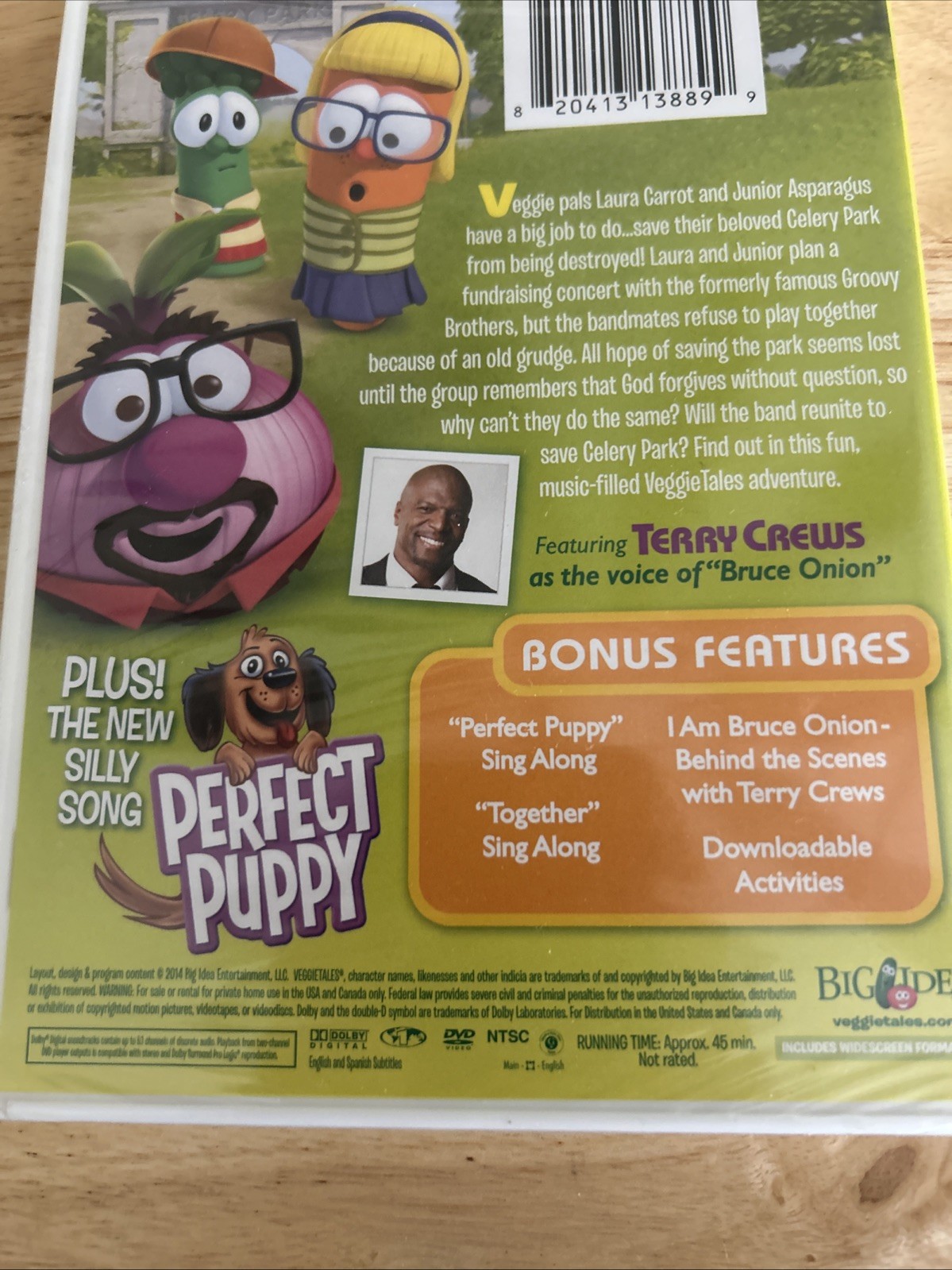 Veggie Tales: Celery Night Fever DVD Terry Crews as Bruce Onion – NEW
