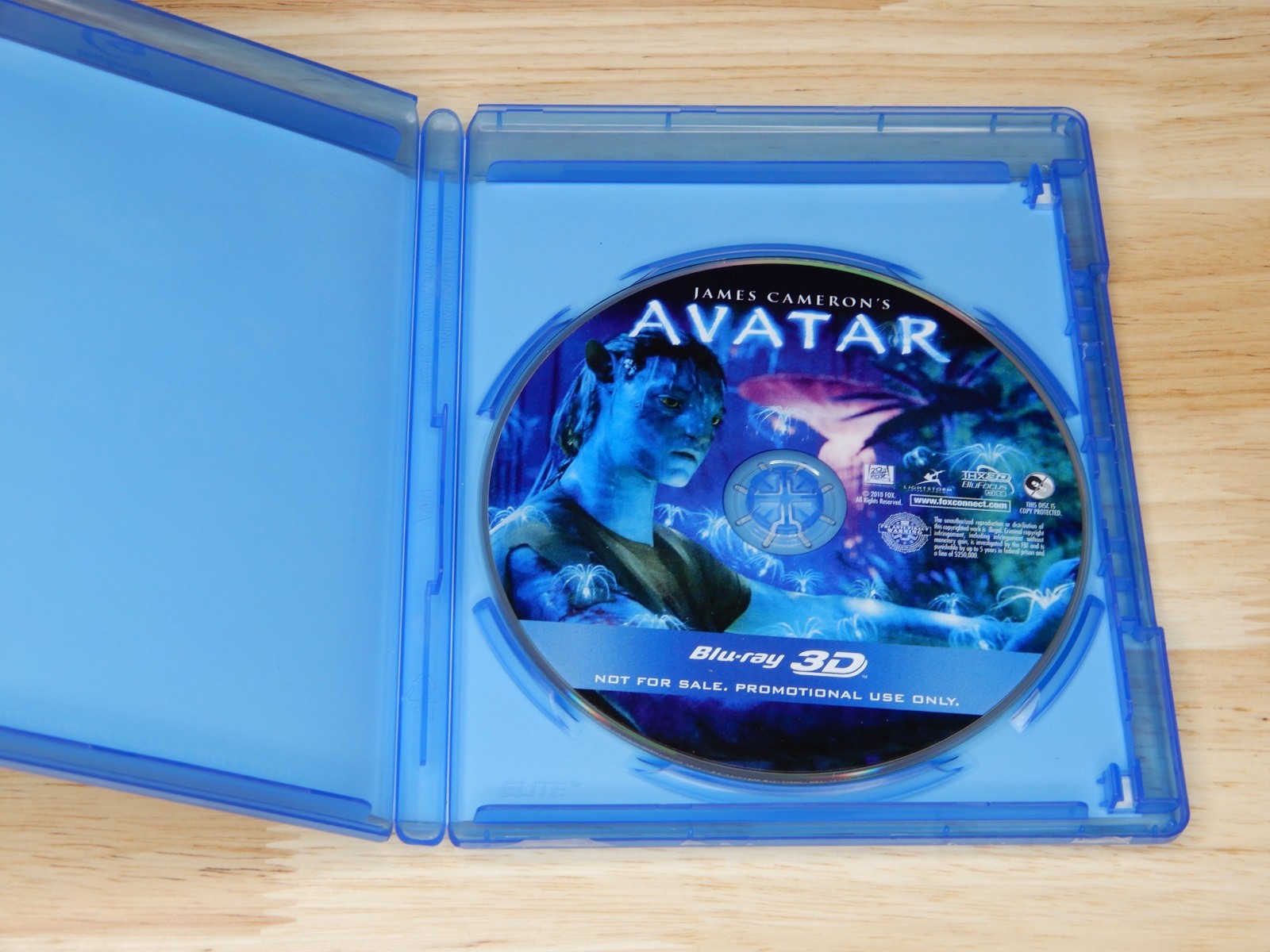 Avatar 3D (Blu-Ray 3D) Panasonic Promotional Exclusive, James Cameron Film