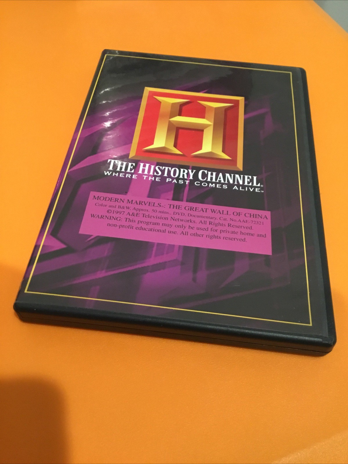 History Channel Modern Marvels The Great Wall Of China DVD