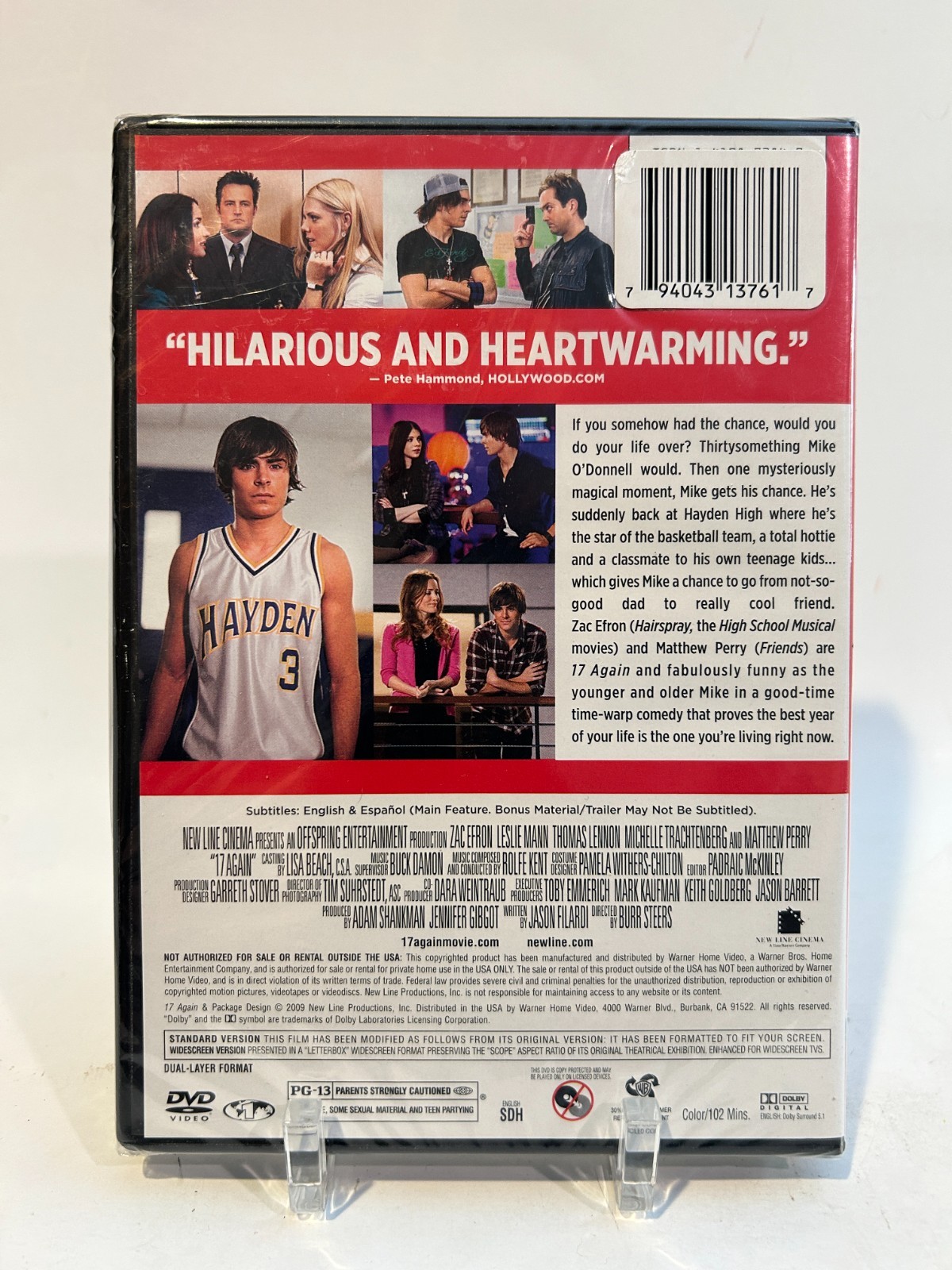 17 Again (DVD, Widescreen & Full Screen, 2009) BRAND NEW