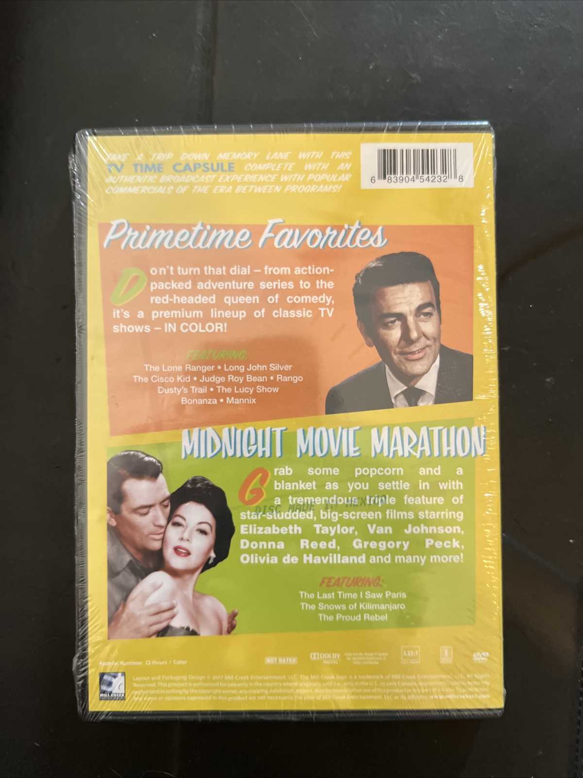 Primetime TV Time Capsule – Primetime Favs/ Midnight Movie Marathon – Sealed DVD