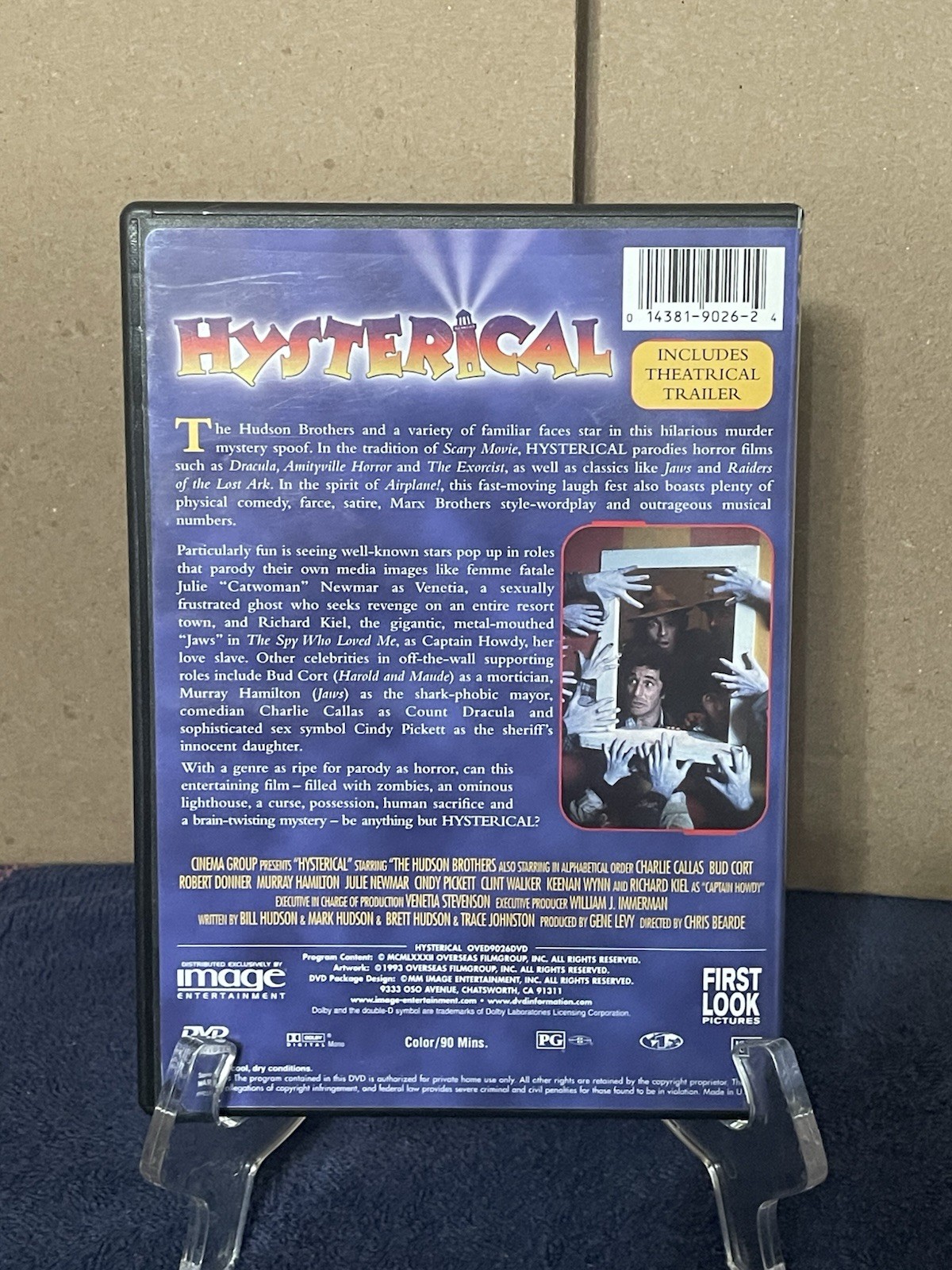 Hysterical DVD 1982 Husson Brothers Horror Rare