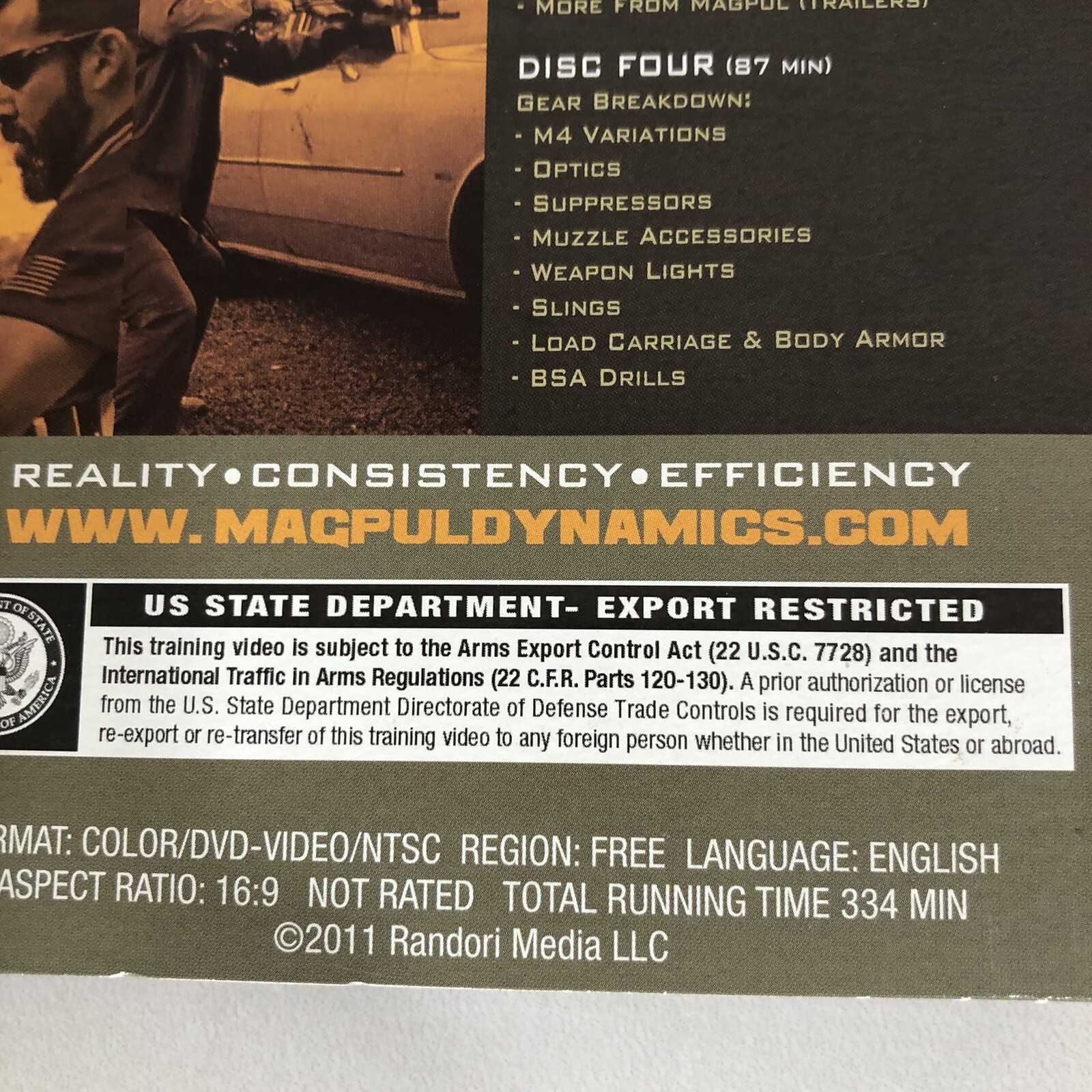 The Art Of Tactical Carbine Volume 2 DVD 4 Disc Set