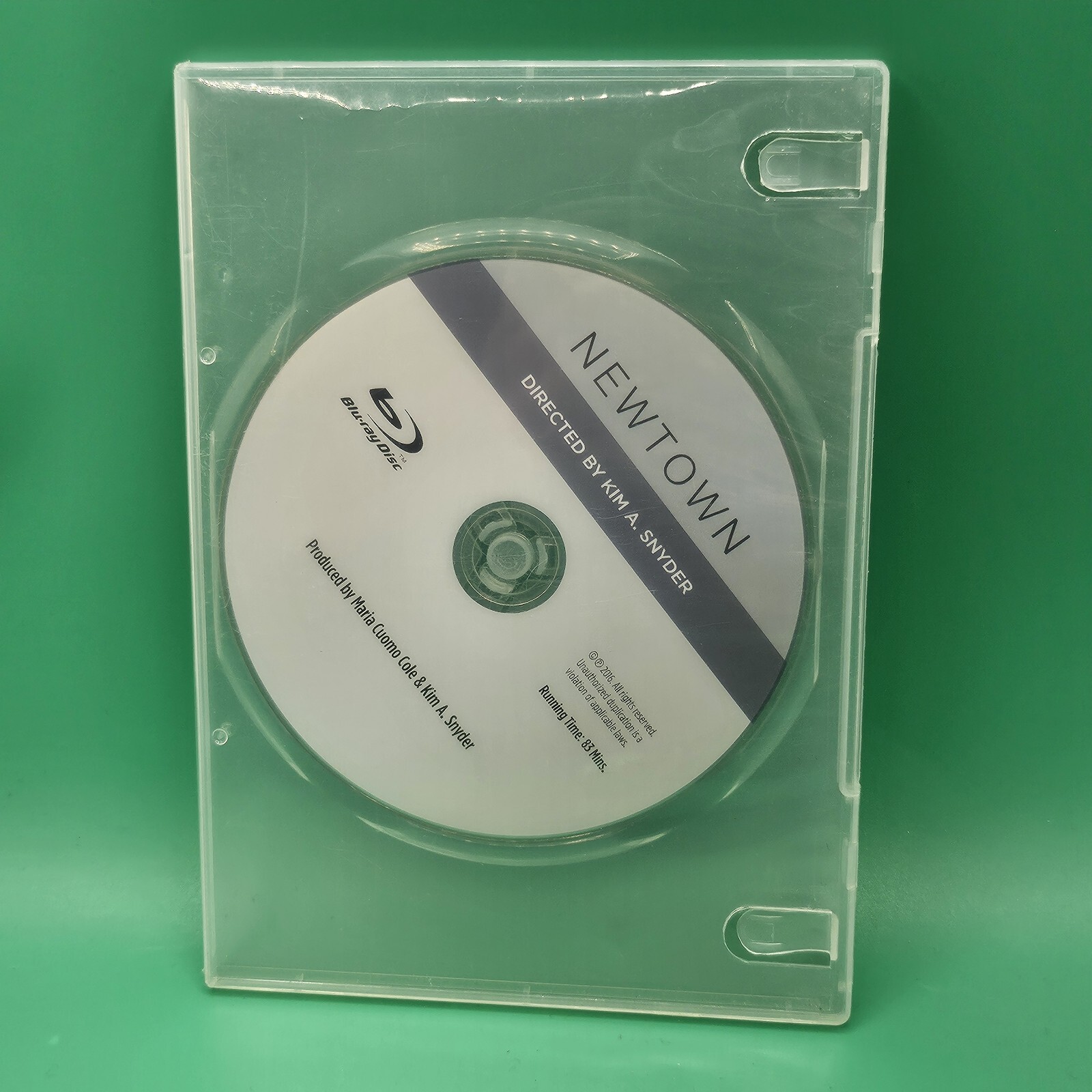 Newtown – Kim A. Snyder Blu-Ray RARE Movie Disc & Blank Case EXCELLENT CONDITION
