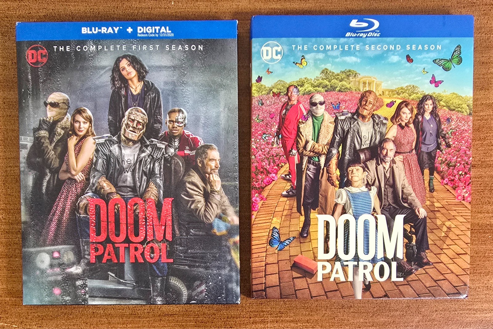 DC DOOM PATROL TV SERIES COMPLETE SEASON 1 & 2 Blu-Ray