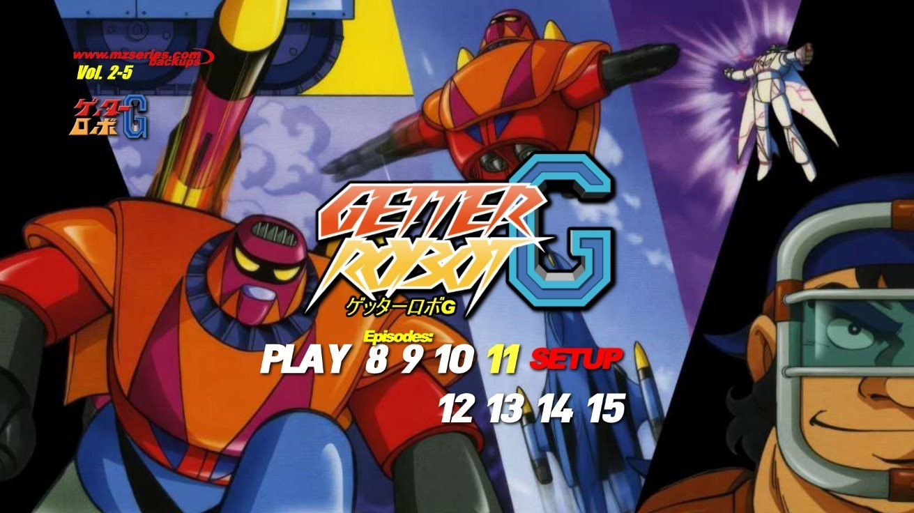 GETTER ROBO G audio Japanese with English & Spanish subtitles 1080 4.3 AI