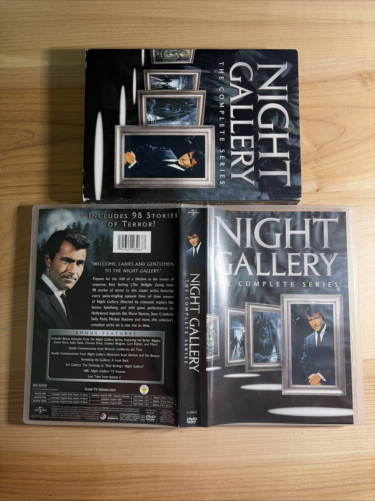Night Gallery The Complete Series DVD Box Set Seasons 1 2 3 1-3 Rod Serling