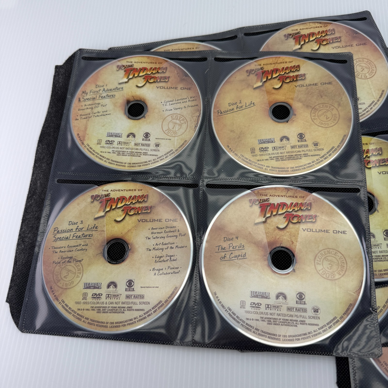 Adventures of Young Indiana Jones: Complete Series Vol 1-3 DVD (31 Discs) *READ