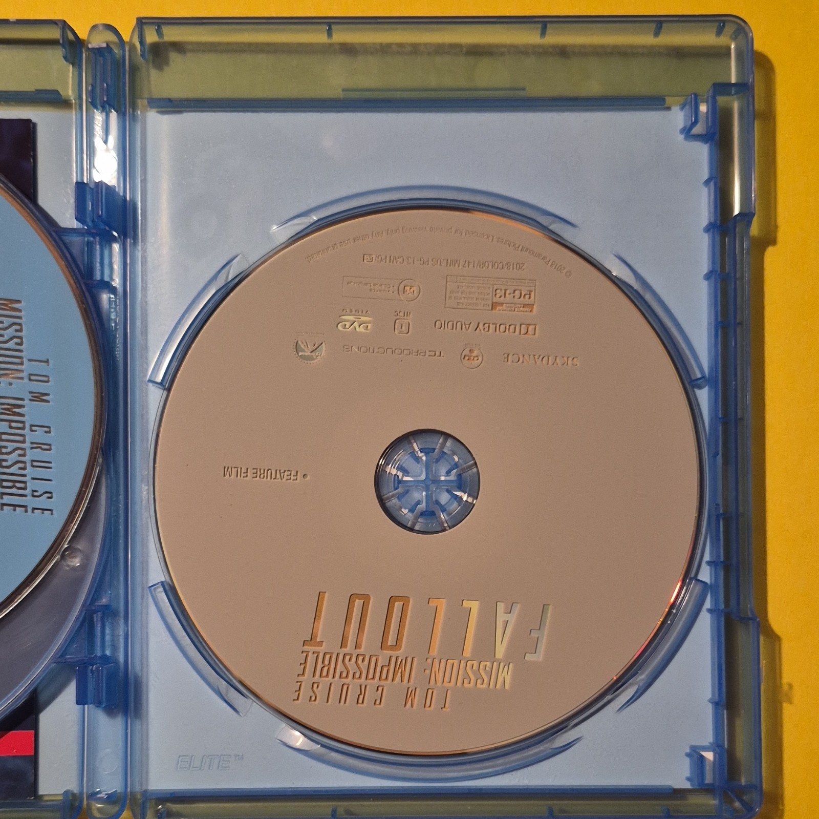 Paramount Mission: Impossible Fallout Blu-ray + DVD + Digital PG-13 Tom Cruise